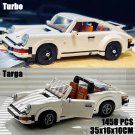Technical Retro Porscheed 911 Convertible Sports Car Building Blocks Decoration 10295 Sets