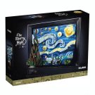 Ideas 2316pcs The Starry Night Vincent Van Gogh Model Building Blocks Bricks Educational