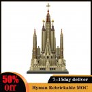 10055pcs Cathedral Sagrada Familia Roman Catholic Church World Famous