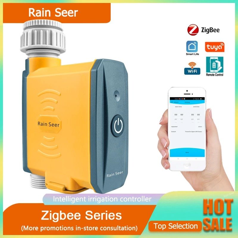 Rain Seer Tuya Zigbee Garden Home Irrigation Watering Timer WiFi Water Timer