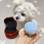 Squeak Plush Toy Ring Box Diamond Ring Case Stuffed Pet Chew Puppy Toy