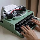 New 2078pcs Retro Typewriter Building Blocks Keyboard MOC 21327 Set