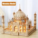 3D Wooden Puzzle Royal Castle Taj Mahal With Light Assembly Toy