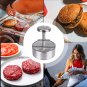 Hamburger Patty Maker Press 304 Stainless Steel Non-Stick Round Manual Rice Ball Mold Thickness