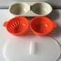 Draining Egg Boiler Double Cup Egg Steamer with lid kitchen Cooking Mold egg cooker