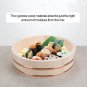 Wooden Sushi Rice Mixing Tub Copper Band