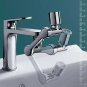 Rotatable Multifunctional Extension Faucet Aerator 1080 Degree Swivel Robotic Arm Water Filte