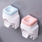Creative Wall Mount Automatic Toothpaste Dispenser and Small Toothbrush Holder