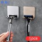 5pcs Punch-free Razor Holder Storage Hook Wall Men Shaving Shaver Shelf Punch