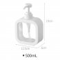 300/500ml Bathroom Soap Dispensers Refillable Lotion Shampoo Shower Gel Holder Portable