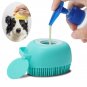 Bathroom Puppy Big Body Bath Dogs Cats Massage Gloves Brush Soft Safety Silicone Pet