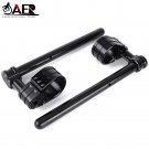 Motorcycle Clip on Ons Fork Riser Adjustable Handlebar Fork Clamp