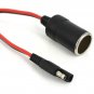 14awg 30cm Female Cigarette Lighter Socket To Sae With Release Pin Quick Plug 2 Connector