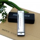 10 Hole Harmonica Mouth Organ Puzzle Musical Instrument Beginner Teaching