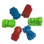 6 Pcs Car Suit Power Playing Sand Molds Space Playing Sand Car Molds Puzzle