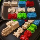 6 Pcs Car Suit Power Playing Sand Molds Space Playing Sand Car Molds Puzzle