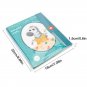Math Manipulative Magnetic Montessori Paste Sticker Book Fraction & Percent Strips & Bars