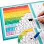 Math Manipulative Magnetic Montessori Paste Sticker Book Fraction & Percent Strips & Bars