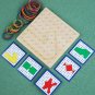 Children Math Geometric Shape Rubber Band Nailboard Games Kids Early Montessori Learning