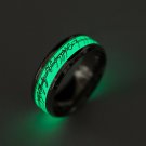 Stainless Steel Luminous Finger Rings For Couples Glow In Dark ring load