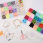 10000Pcs/Box 6mm Clay Bracelet Beads for Jewelry Making Kit,Flat Round Polymer
