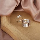 16909 Modyle Boho Gold Color Heart Rings Set For Women Vintage Geometric Cross Pearl
