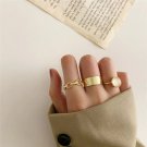 17347 Modyle Boho Gold Color Heart Rings Set For Women Vintage Geometric Cross Pearl