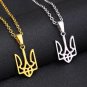 Ukraine National Emblem Necklace Party Jewelry Stainless Steel Pendant Necklace