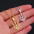 Ukraine National Emblem Necklace Party Jewelry Stainless Steel Pendant Necklace