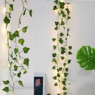 2M Artificial Plant Led String Light Creeper Green Leaf Ivy Vine