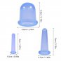 3pcs Jar Silicone Vacuum Cupping Cans for Massage ventouse