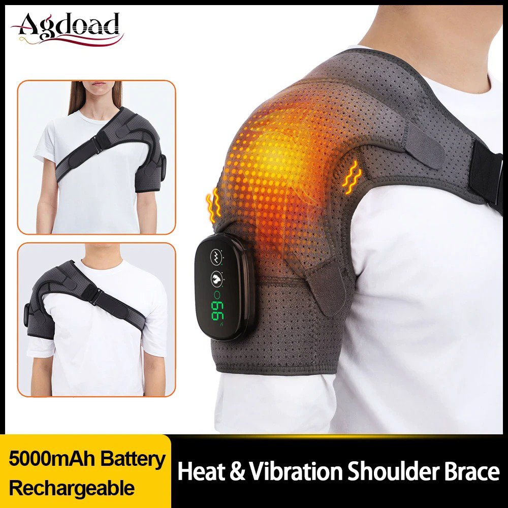AGDOAD Rechargeable Heated Shoulder Brace
