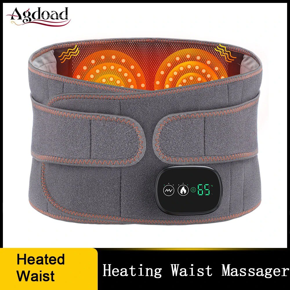 Electric Heating Massage Belt Decompression Lumbar Back Waist