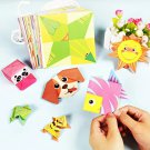 1pcs Children Paper-Cut DIY DIY Color Origami Baby