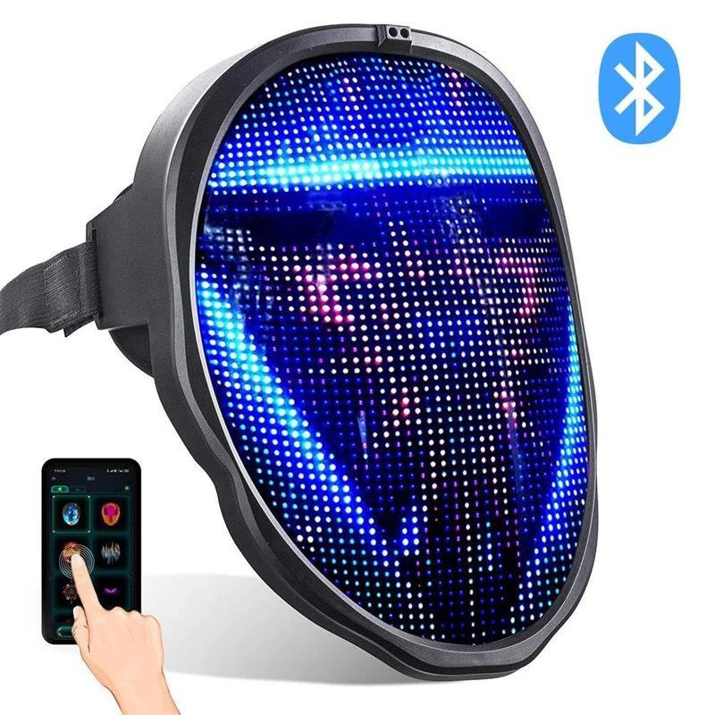 Z20 LED Luminous Face Cover Light Up Face Changing Full-Color Display