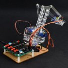 4 DOF Acrylic Mechanical Arm Smart Robot Manipulator Claw With C51 Learning