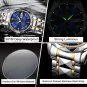 POEDAGAR Top Brand Luxury Man Wristwatch Waterproof Luminous Date Week