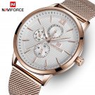 Top Brand Luxury Watches NAVIFORCEMen Stainless Steel Ultra Thin Watches