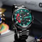 CURREN Stainless Steel Watches for Mens Creative Fashion Luminous Dial