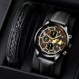 Mens Luxury Quartz Wristwatch Luminous Clock Men Fashion Business Leather Watches