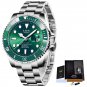 LIGE Top Brand Luxury Fashion Diver Watch Men 30ATM Waterproof Date Clock Sport Watches