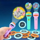 Baby Sleeping Story Book Flashlight Projector Torch Lamp Toy Early Education Toy