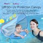 Mambobaby Non-inflatable Baby Swimming Float with Canopy Solid Liner