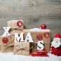 100-500Pcs Merry Christmas Stickers Christmas Theme Seal Labels Stickers For DIY Gift Baking