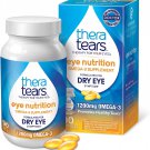 TheraTears 1200mg Omega 3 Supplement for Eye Nutrition, Organic Flaxseed