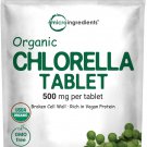Organic Chlorella Supplement, 3000mg Per Serving, 720 Tablets (4 Months Supply)