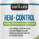 Naticura: Hem-Control Natural Hemorrhoid Supplement - Vegan Herbal Supplement