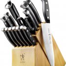 HENCKELS Premium Quality 15-Piece Knife Set with Block, Razor-Sharp, German Engineered