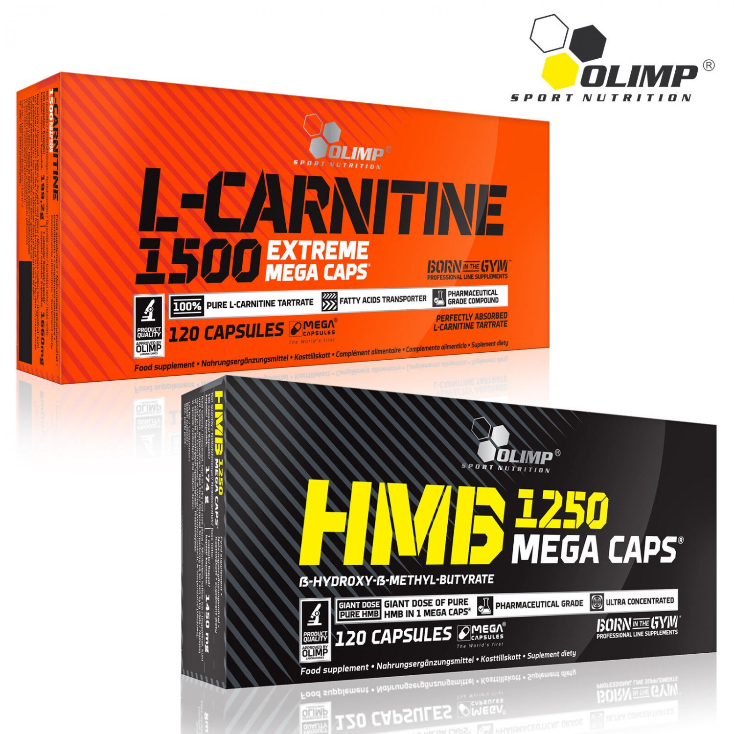 STRONGEST LCARNITINE 1500 mg + HMB 1250 mg Weight Loss Fat Burner