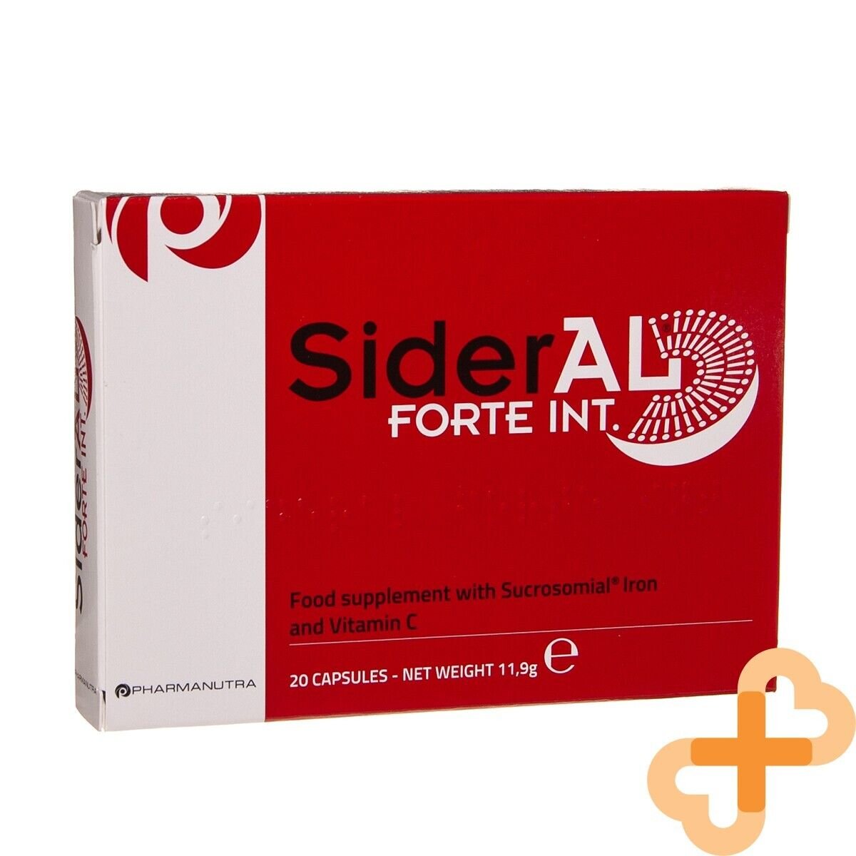 SIDERAL FORTE 20 Capsules Supplement with Vitamin C and Iron Heart Health